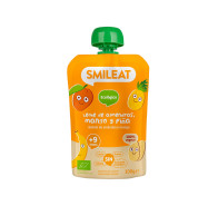 SMILEAT Saqueta Leite Amêndoa, Ananás e Manga Biológico - 100gr.