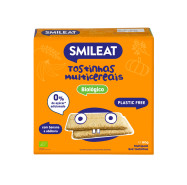 SMILEAT Tostinhas Multicereais com Banana e Abóbora Biológico - 60gr.