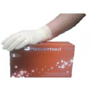 HASSEMED LUVA LATEX S/PO M  X100