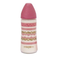 SUAVINEX COUTURE BIB SIL PAPA 360ML ROSA