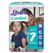 LIBERO COMFORT 7 FRALD 16-26KG X21