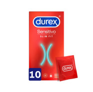 DUREX SENSITIVO PRESERV SLIM FIT X10