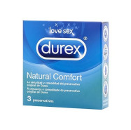 DUREX NATURAL COMFORT PRESERVATIVO X 3