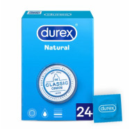 Durex Natural Preservativo x 24