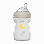 CH.BIB81221300000 BIB NF VID 250ML 0M+ 250ML 0M+ SILICONE | VIDRO NEUTRO COELHO E LUA