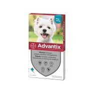 Advantix Cao Sol Uncao 1ml X 4 4-10 Kg