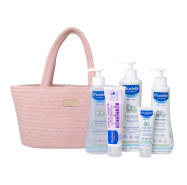MUSTELA BEBÉ CESTA ESSENCIAIS ROSA