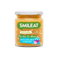 SMILEAT Boião Pedacinhos de Perú e Arroz com Legumes Biológico - 230gr.