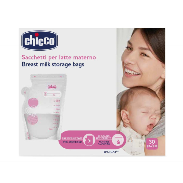 CHICCO  ALIMENTAÇÃO SACO CONSERVAÇÃO LEITE 30