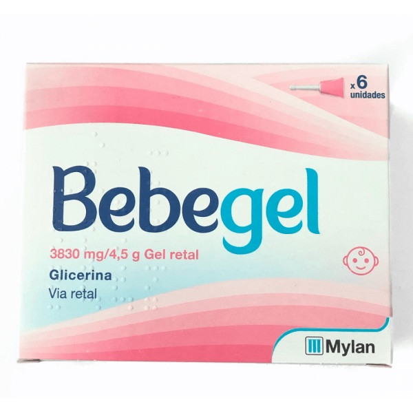 Bebegel 54 mg/4,5 g + 3830 mg/4,5 g 6X4.5g Gel Rct