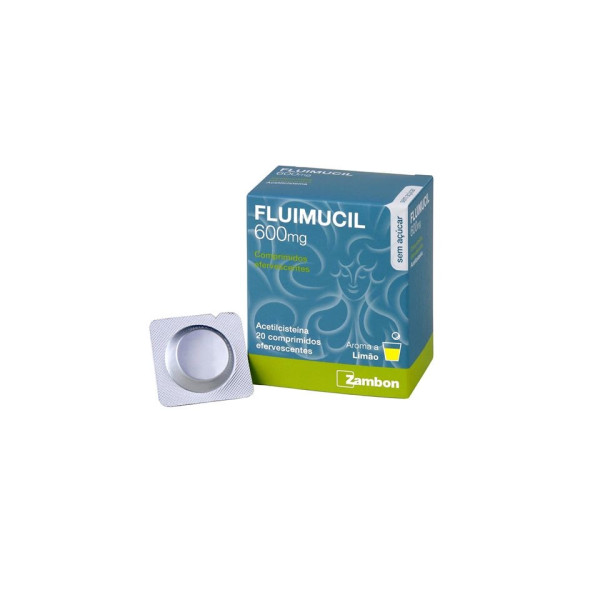 Fluimucil 600 mg 20 Comp Eferv