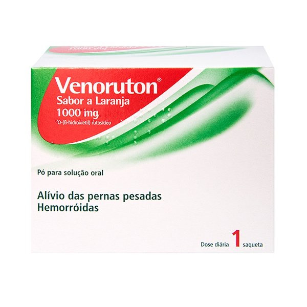 Venoruton (com sabor a laranja) 1000 mg 30 Pó Sol