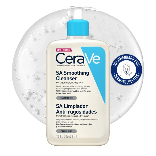 Cerave SA Smoothing Cleanser Gel de Limpeza 473ml