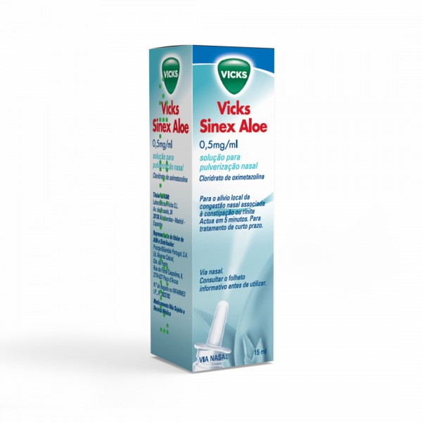 Sinexsensi Aloé 0,5 mg/ml 15 ml Sol Pulv Nas
