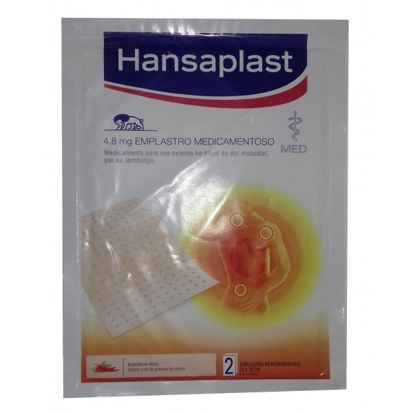 Hansaplast Emplastro Térmico 4,8 mg 2 Emp Med