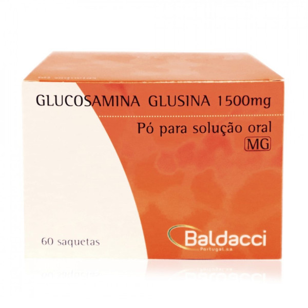 Glucosamina Glusina 1500 mg 60 Pó Sol Or