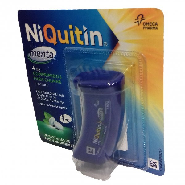 Niquitin Menta 4 mg 20 Comp Chup