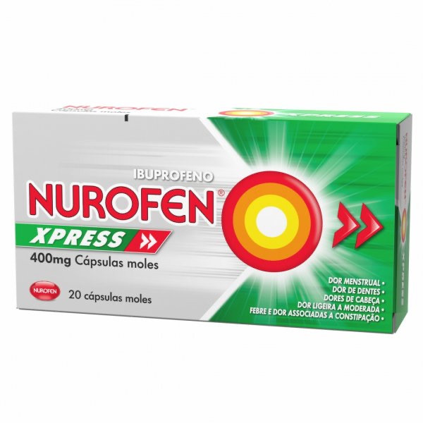 NUROFEN ZAVANCE 400 MG CÁPSULA MOLE  - 20