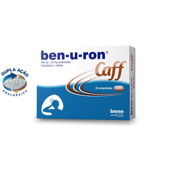 BEN-U-RON CAFF 500 MG + 65 MG COMP  - 20