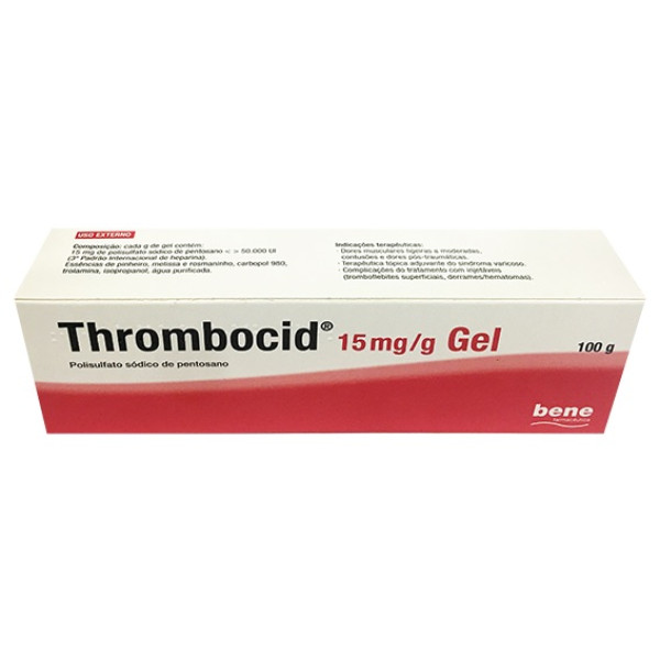 Thrombocid 15 mg/g 100 g Gel