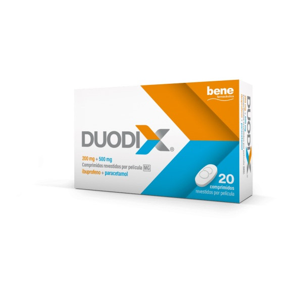 DUODIX 200 MG + 500 MG COMP REV    - 20