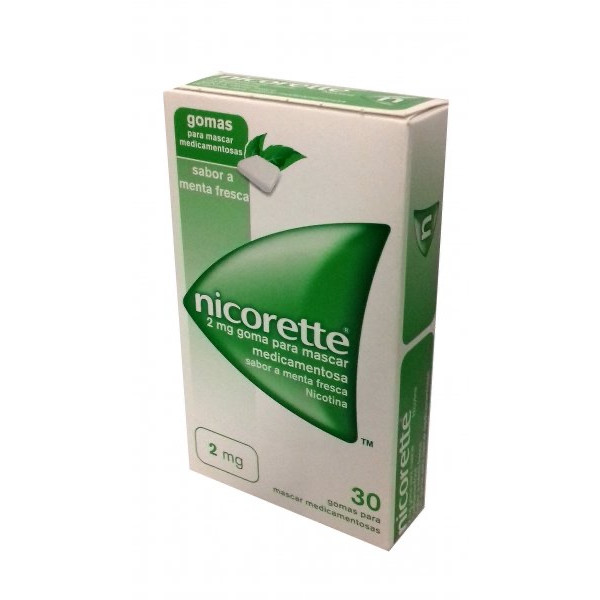 Nicorette Menta Fresca 2 mg 30 Goma Masc Med