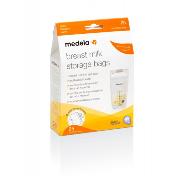 MEDELA SACO CONSERV LEITE 180MLX25