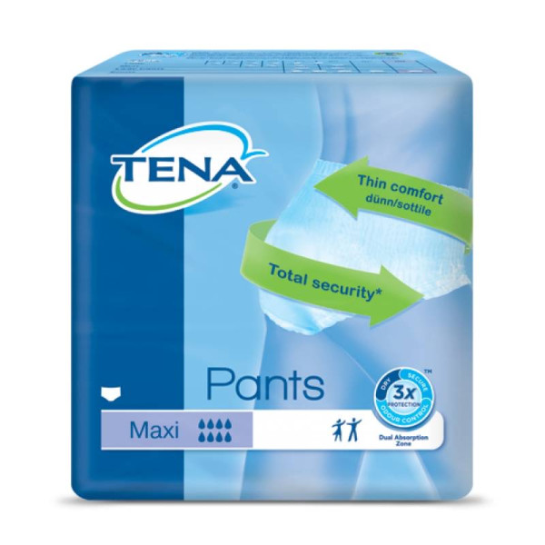 TENA PANTS CUECA MAXI M X 10