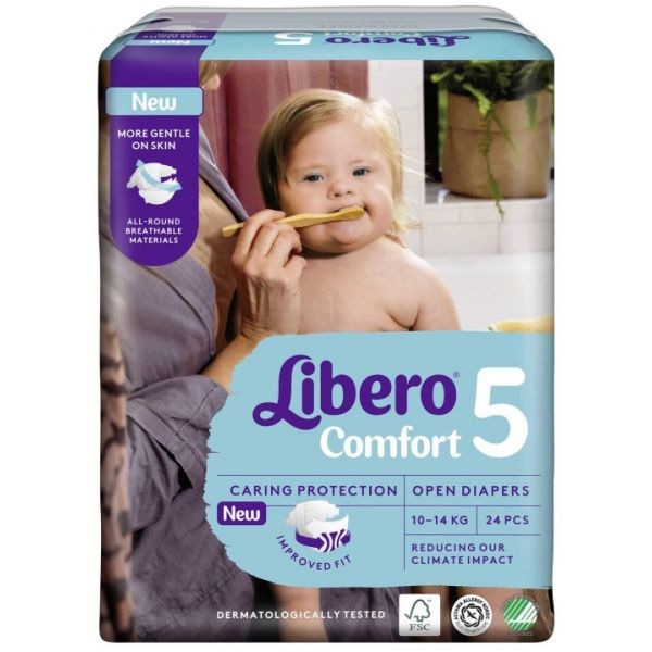 LIBERO COMFORT 5FRALD 10-14KG X24