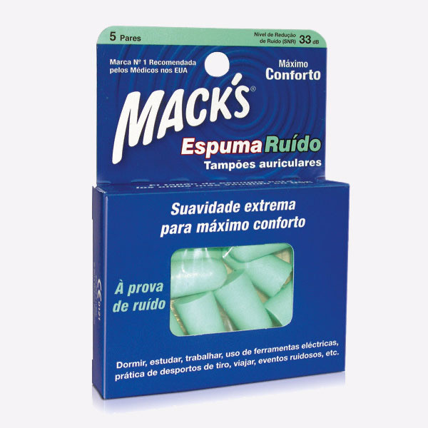 MACK S ESPUMA RUIDO TAMPAO OTO X5