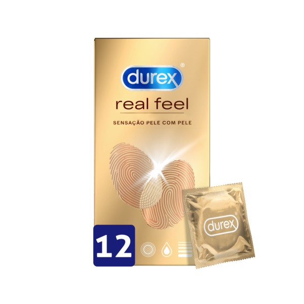 DUREX REAL FEEL PRESERVA  X12