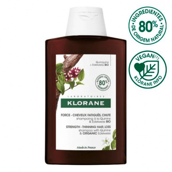 KLORANE CAPILAR CH QUININ/EDELV BIO 400ML