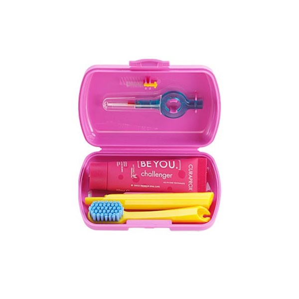 CURAPROX VIAGEM KIT CHALLENGER ROSA CL