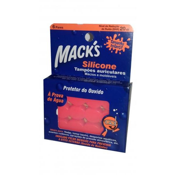 Mack S Tampao Oto Silicone Kids x 12