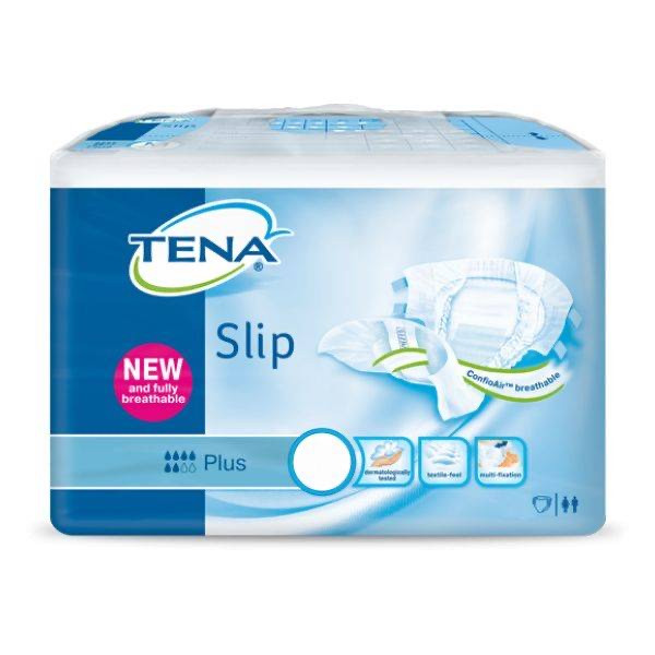 Tena Slip Plus Fralda Grande Incontinen. x 30