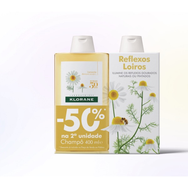 KLORANE CAPILAR CH CAMOMILA 400ML DUO
