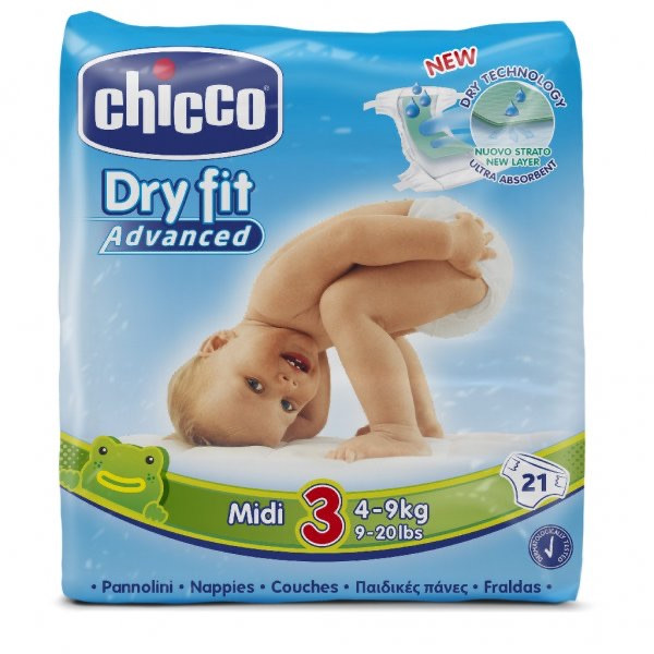 CH.HIG7172000000 FRALD DRY FIT AD T3 4-9KG