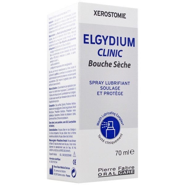 ELGYDIUM CLINIC SPRAY BOCA SECA 70ML