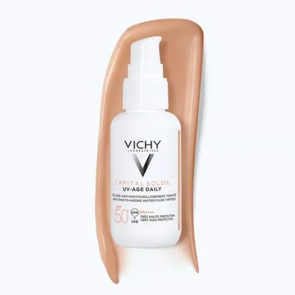 CAPITAL SOLEIL FLUIDO UV-AGE DAILY SPF50+ C/ COR 40ML