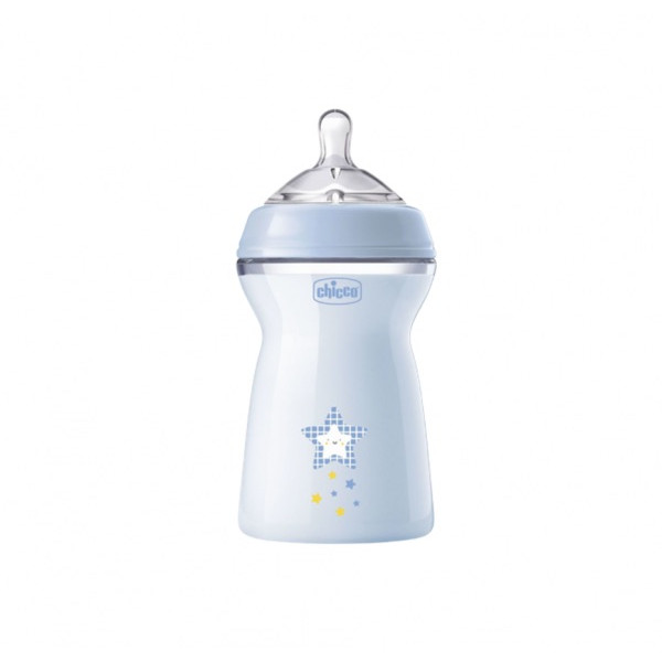 CH.BIB81335200000 BIB NF PP 330 BOY 6M+ 330ML 6M+ POLIPROPILENO (PP) | SILICONE AZUL ESTRELAS