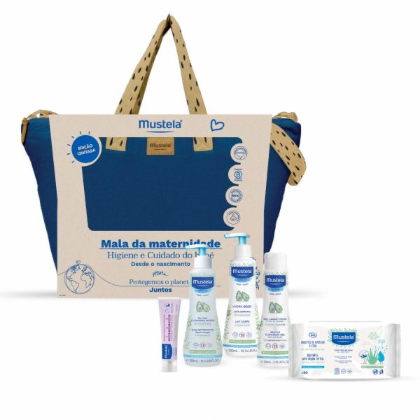 MUSTELA BEBE KIT MALA MATERN AZUL ED LIM