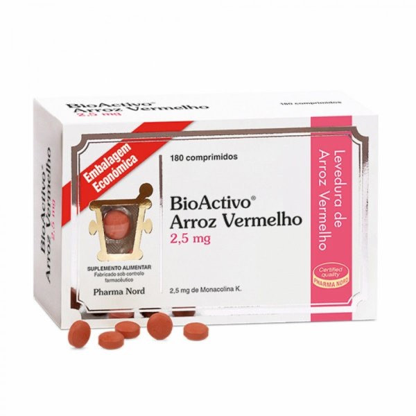 BIOACTIVO ARROZ VERMELHO 2,5MG COMPX180