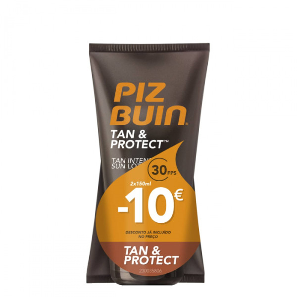 PIZ BUIN TAN & PROTECT PROMO DUO LOÇÃO SPF30 2X150ML + DESC 10?