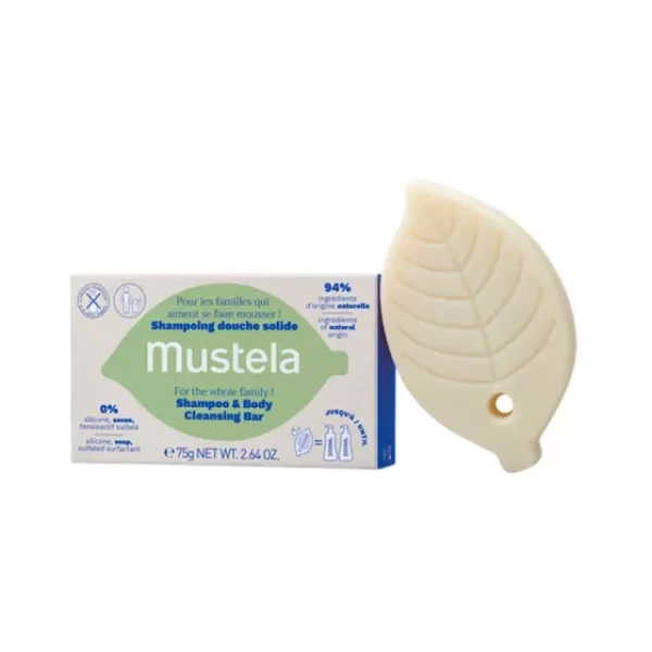 MUSTELA CHAMPÔ/SABONETE CORPO SÓLIDO 75G