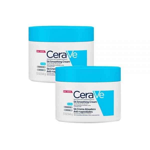 Cerave SA Smoothing Cream Duo Creme Anti-Rugosidades 2x340g