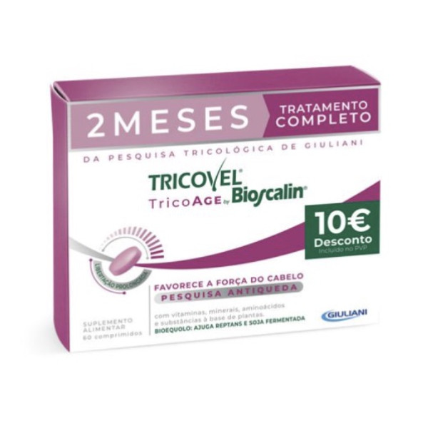 TRICOVEL TRICOAGE BY BIOSCALIN PROMO DUO COMP LP 2X30 + DESC 10?