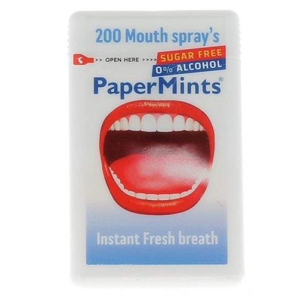 PAPER MINTS SPRAY BUCAL MENTA