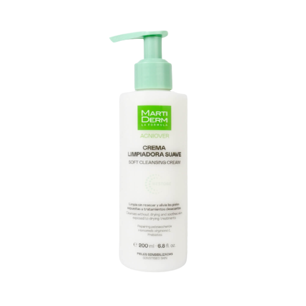 MARTIDERM ACNIOVER RESTORE CREME LEMPEZA SUAVE 200 ML