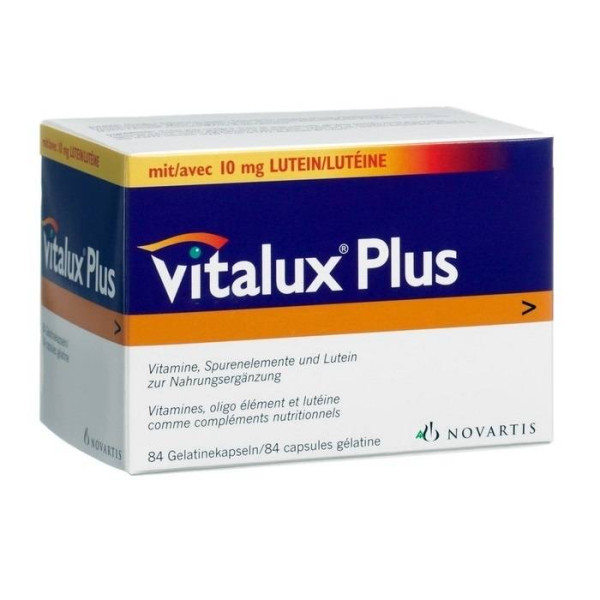 Vitalux Plus Capsulas 10mg Luteina X 84