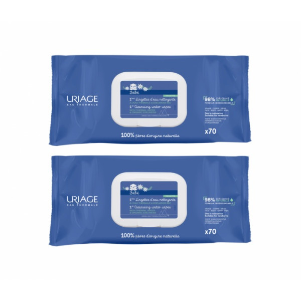URIAGE BEBE TOALHETES 1AGX70 DUO